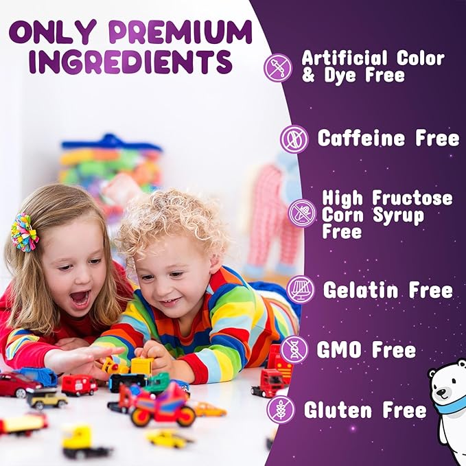 Kids Immune Support Gummy - Vitamin C, Zinc & Echinacea, Berry Flavor Children's Daily Immune Health Support Gummies for Ages 4 and Up, Nature's Vitamins for Kids, Vegan & Non-GMO - 120 Gummies