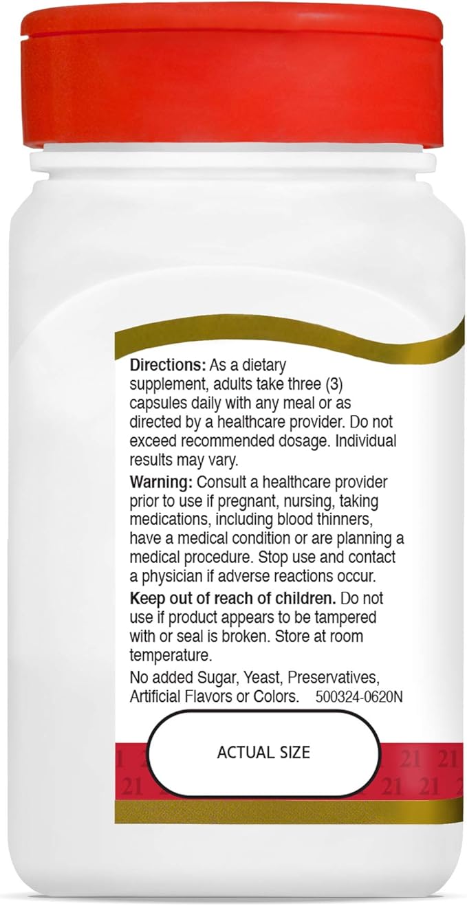21st Century Glucosamine Chondroitin 500/400mg - Double Strength, cp 60 Count