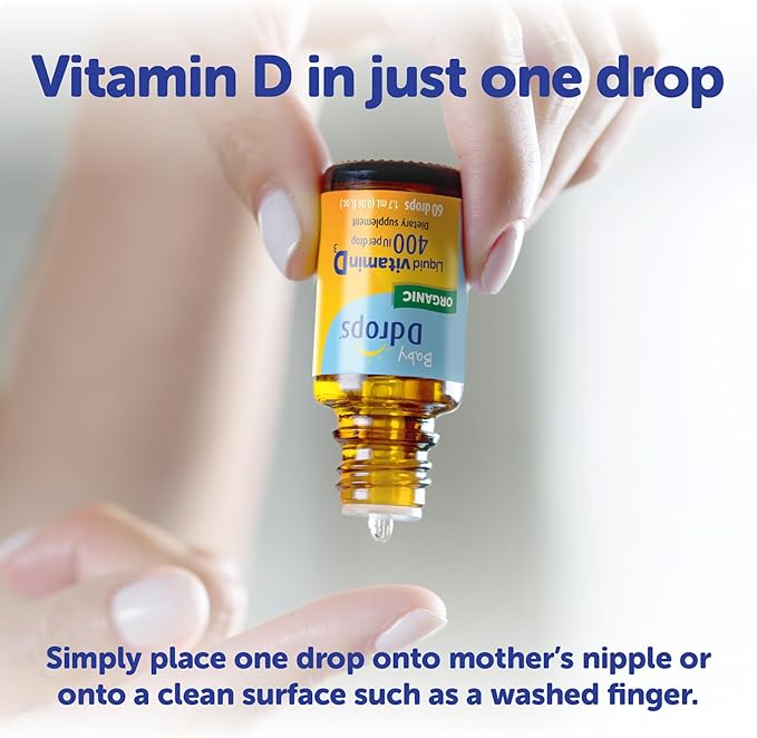 Ddrops Baby 400 IU, Vitamin D, 60 Drops 1.7mL (0.06 Fl. Oz (Pack of 1))