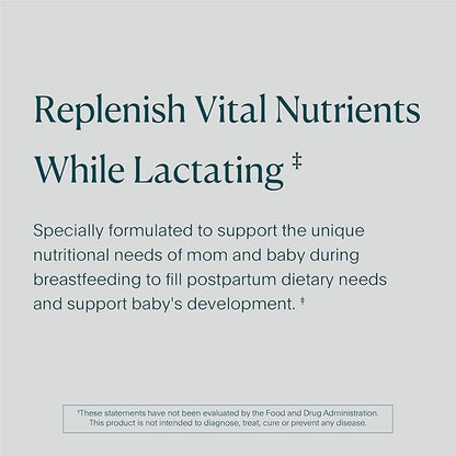 NATALIST Postnatal Vitamin Postpartum Essentials for Women - Mom & Baby Multivitamin & Breastfeeding Nutrition, Daily Wellness Supports Energy & Early Development While Nursing - 90 Capsules