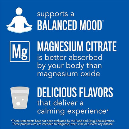 Natural Vitality Calm Magnesium Supplement, Anti-Stress Drink Mix Powder, Gluten Free, Vegan, & Non-GMO, Orange, 8 oz