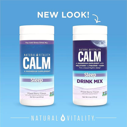 Natural Vitality Natural Calm Specifics CALMFUL SLEEP (Mixed Berry Flavor) 6 ounces