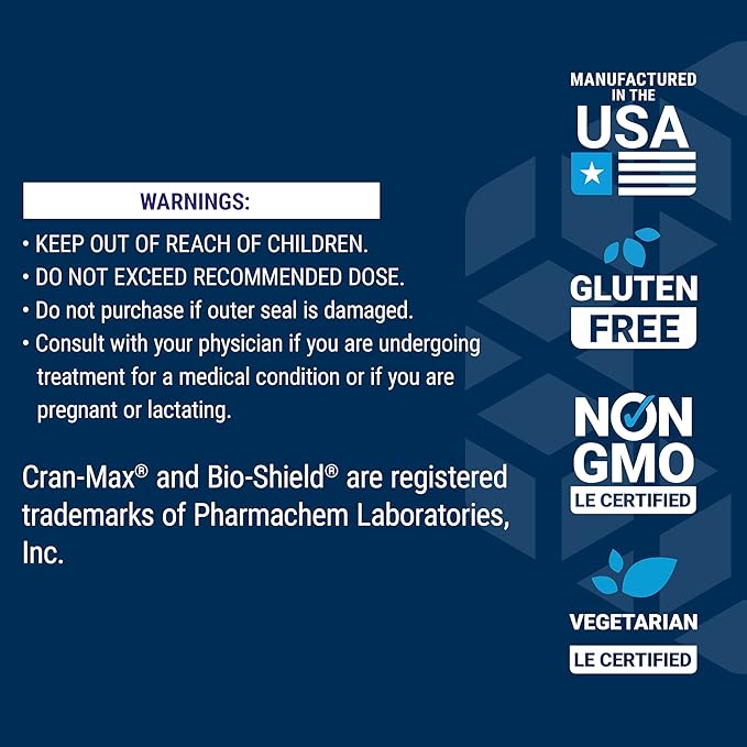 Life Extension Cran-Max®, 500 mg, Cranberry Whole Fruit Concentrate, Promotes Urinary Tract Health with Powerful antioxidants, Gluten-Free, Vegetarian, Non-GMO, 60 Capsules