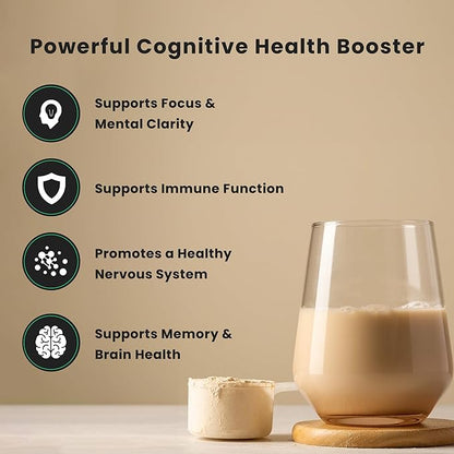 NutraChamps Beet Root Powder & Lion's Mane Powder. Powerful Circulation & Adaptogen Blends