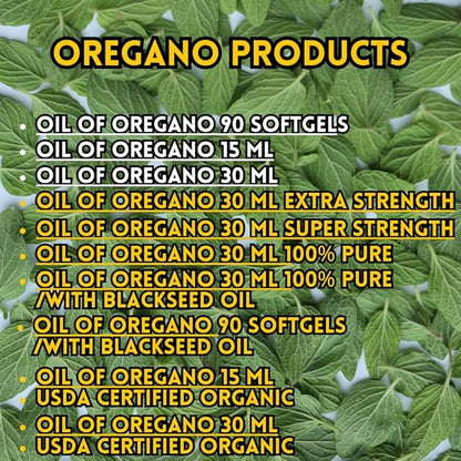 THE OREGANO COMPANY- Oil of Oregano 1 fl. oz 30 ml, 90+ Carvacrol, Extra Strength, Liquid, Vegan, Vegetarian, Non-GMO, Gluten Free Drops, Seasonal Drops, Natural, Edible Food Grade, Aceite De Oregano