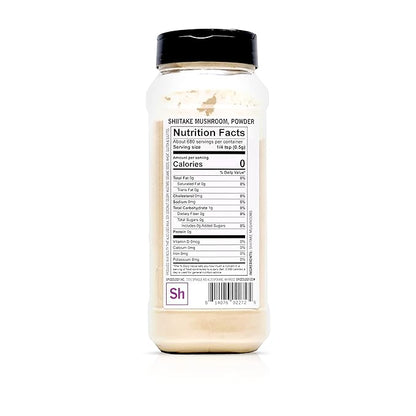 Spiceology - Shiitake Mushroom Powder - Mushroom Powder For Cooking - Dried Ground Shiitake Mushrooms - Umami Seasonings - Spices and Seasonings - 12 oz