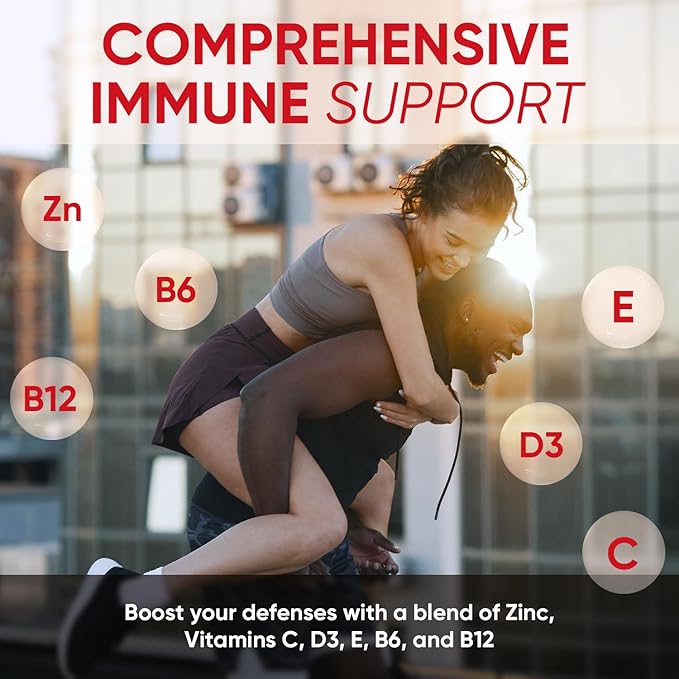 Immune Relief Supplement - Lysine Formula and Health Support for Adults - Outbreak Control with Super Lysine Capsules - Immune Boost with Zinc and Vitamin C - 120 ct