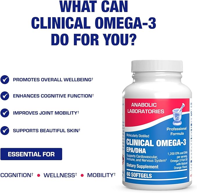 Omega 3 Fish Oil 1200 mg - Clinical DHA EPA Omega 3 Supplement with Burpless Fish Oil Brain Heart & Overall Health - Molecularly Distilled for Purity - Certified Sustainably Sourced (Orange Flavored)