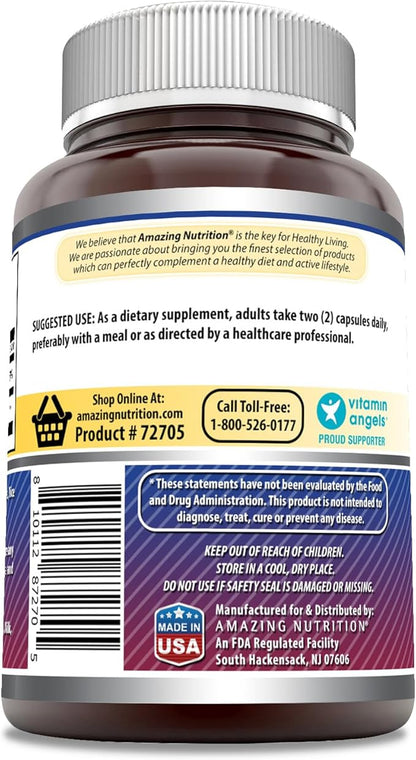 Amazing Formulas Chondroitin Sulfate 1200 mg Per Serving Supplement | Capsules | Non-GMO | Gluten Free | Made in USA (120 Count)