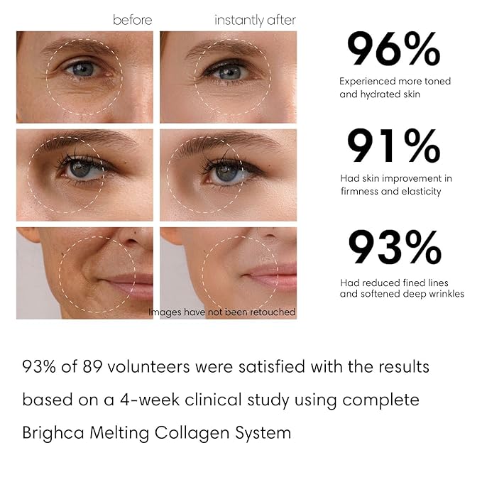 Melting Collagen Film Refill Pack (8 Pouches) - Part of Brighca’s Melting Collagen Set | Anti-Aging Collagen Skincare Routine