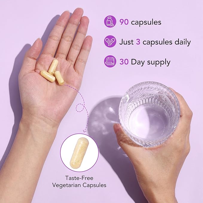 Premom Inositol Plus - 2000mg Myo-Inositol & 50mg D-Chiro Inositol, CoQ10, Folate & Vitamin D3-40:1 Ratio - Supports Hormonal Balance, Ovarian & Reproductive Health - 30 Day Supply