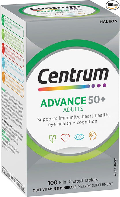 Centrum Advance 50+ 100 Tablets