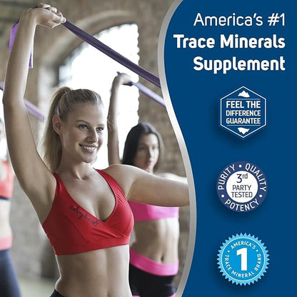 Trace Minerals Ionic Iron, 22mg - Energy Support Supplement with Magnesium & Iron - Aid Brain Health & Immune System Function - Gluten-Free Liquid Supplement - 1.9 fl oz (2 Pack) (92 Servings)
