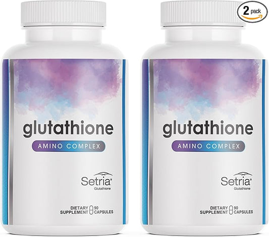High Absorption Antioxidant with Setria®, NAC & BioPerine® – Supports Anti-Aging, Energy, Liver Detox & Immune Health – 90 Capsules (Pack of 2)