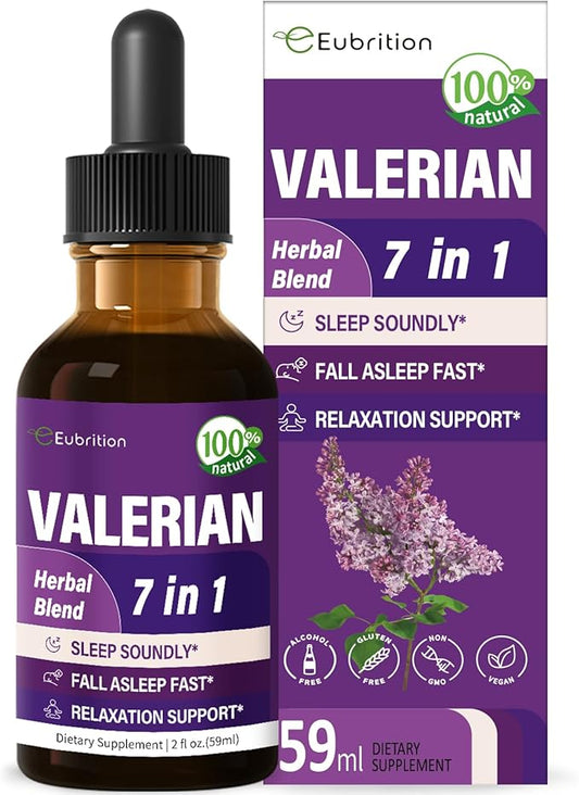 Valerian Root Immune Support, Blend with Valerian Root Support Sleep Soundly, Fall Asleep Fast & Relaxation. 2oz