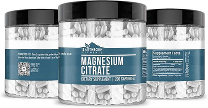 Earthborn Elements Chanca Piedra & Magnesium Citrate Bundle (200 caps)