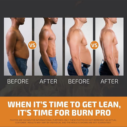 Burn Pro 7-in-1 Thermogenic Metabolism Booster | Weight Management Support Supplement with Appetite & Energy Support | Bloating Relief, Targeted Belly Toning & Keto Inducing | Slim, Trim & Tone | 60ct