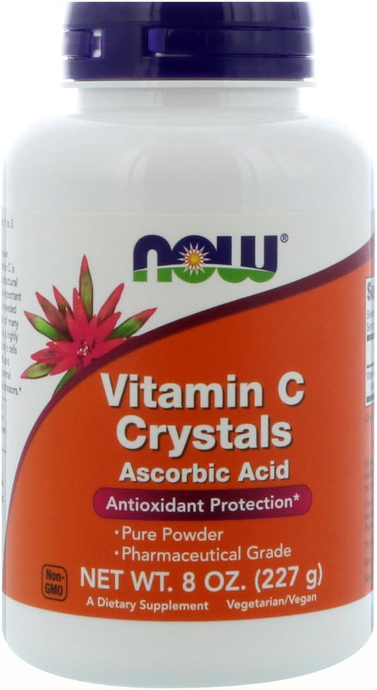 Now Foods Now Foods, (2 Pack) Vitamin C Crystals, 8 oz (227 g)