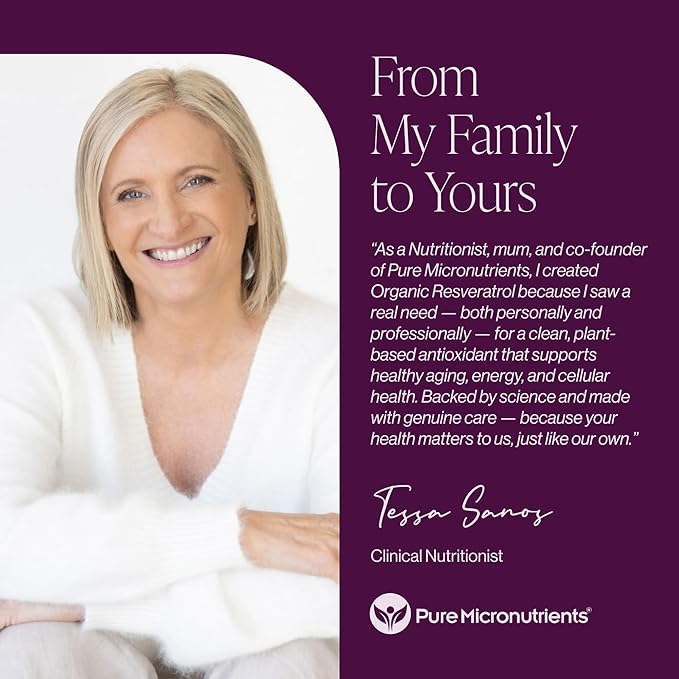 Organic Resveratrol Supplement – Trans-Resveratrol Capsules with Green Tea & Black Pepper – Highly Purified & Bioavailable - 90 Vegan Caps