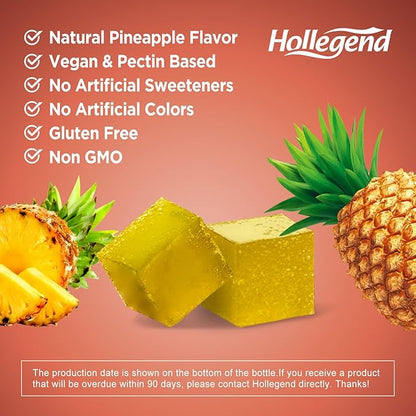 Magnesium Oxide 400mg Gummies, Magnesium Oxide Chewable Supplement for Muscle, Nerve & Heart Health, Vegan, Pinapple Flavor, 120 Count