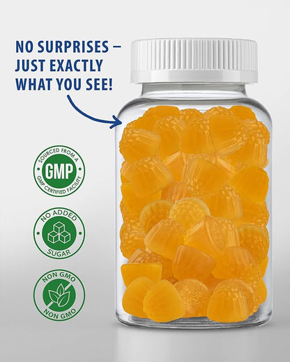 SUNNY SAM Sugar-Free Vitamin D3 K2 Gummies 5000 IU - Immune & Bone Support Gummies - Vitamin D Gummy Supplement for Adults - High-Absorption, Vegan, Halal, Gluten-Free Chewable Vitamins