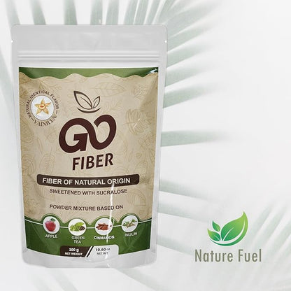 Go Fiber 100% Organic Fiber, Natural Fiber Supplement, Vanilla, 10.6 oz