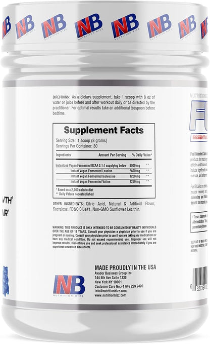BCAA Powder, 5 Grams of BCAAs Amino Acids, Post Workout Recovery Drink for Muscle Building, Recovery, and Endurance, 30 Servings (Gummy Candy)
