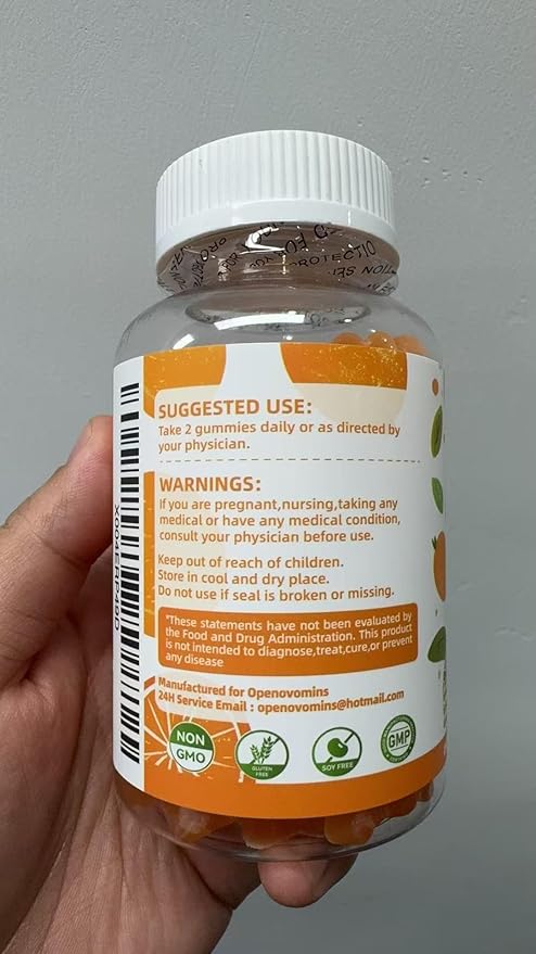 Magnesium Glycinate Gummies- Sugar Free Magnesium Potassium Supplement with Vitamin D, B6, CoQ10 for Calm Mood & Sleep Support - 90 Orange Gummies