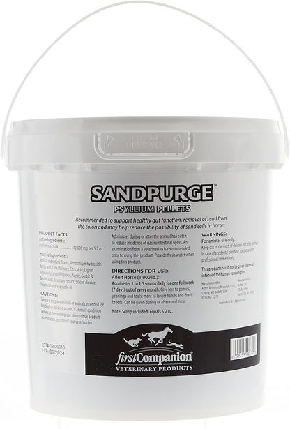 First Companion SandPurge Psyllium Pellets 10lb