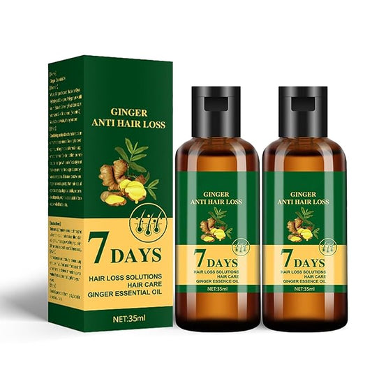 2Pcs Lidoria Ginger Anti Hair Loss 7 Days,Ginger Anti Hair Loss 7 Days (2pcs)