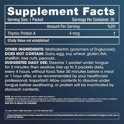 ProHealth ThymusPro Thymic Protein A (30 Packets) - Advanced Immune Support
