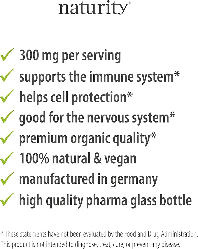 naturity Organic Grapefruit Seed Extract Supplement -300mg Grapefruit Seed Extract/Serving, 82 Day Supply - Pure GSE Liquid Concentrate, 3.4 fl oz (100ml)
