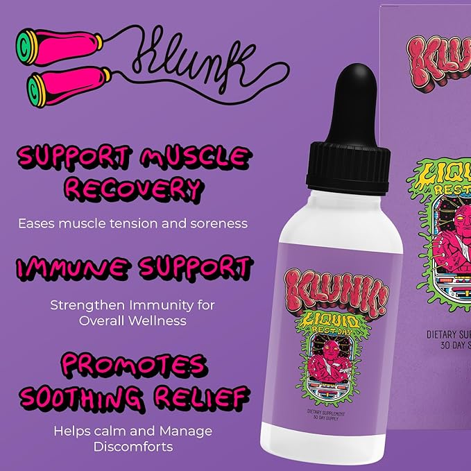 Liquid Recovery Supplement - Support Muscle Recovery, Reduce Cramps, Boost Energy & Immunity - Magnesium Drops with Vitamin C, Zinc & Bromelain (60ml) | 1 Month Supply