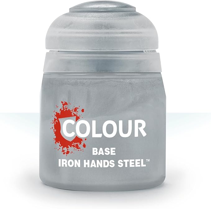 Citadel Iron Hands Steel Acrylic Paint, 12ml, 1 Count, Oneseize, Steel, Indoor and Outdoor, Water Repellent