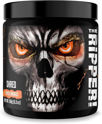 JNX SPORTS The Ripper! Shredding Thermogenic Fat Burner - Peach Mango 30 Servings | Advanced Fast Acting Stim Thermogenesis, Appetite Suppressant for Men & Women