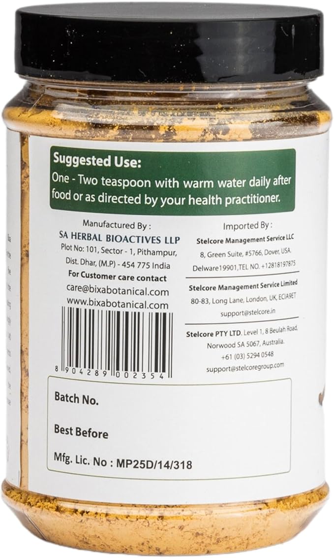 bixa BOTANICAL Bilva Fruit Powder | Aegle marmelos/Bael Fruit | 200 Grams / 7 OZ | Ayurvedic Herbal Supplement | Healthy Bowel Functions | Gluten Free, Non-GMO, Steam Treated, Vegan, 100% Pure.