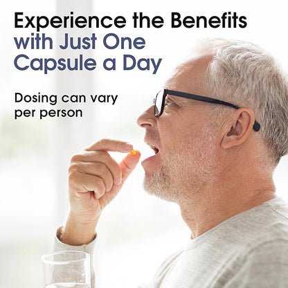 Highly Absorbable MicroActive Curcumin with Turmeric Oil Extract 500mg for Optimal Joint Health, Vegan, Non-GMO, Gluten-Free, 60 Vegan Capsules