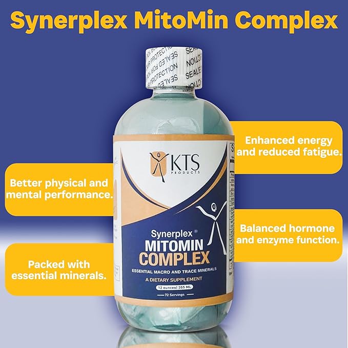 MitoMin Complex – Liquid Mineral Supplement – Easy to-Use Formula for Everyday Wellness - Essential Macro & Trace Minerals