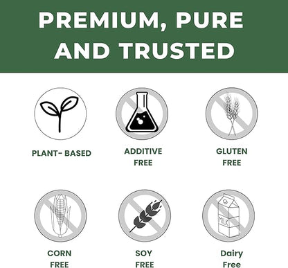 Sown and Grown Psyllium Husk Powder 1.5lb | Easy Mixing Dietary Fiber | Cleanse Your Digestive System | Finely Ground Powder | Ideal for Gluten Free Baking | Non-GMO