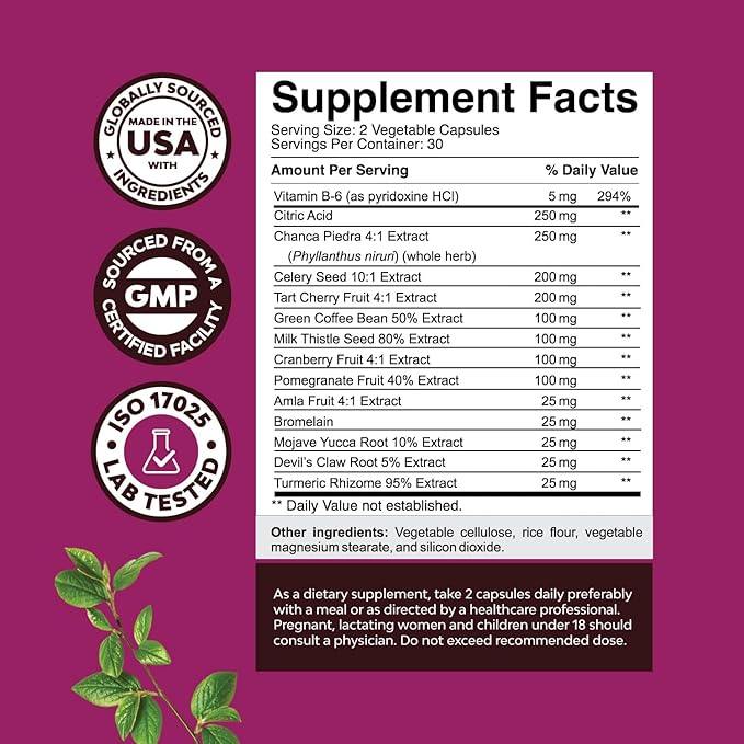 Bundle of GCleanse Uric Acid Support Supplement and Antarctic Krill Oil Softgels - Herbal Liver and Kidney Cleanse Detox and Support - High Absorption Krill Oil Omega 3 Fatty Acid Supplement