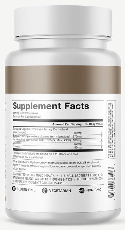 Microbiome Rejuvenate™ - 2 Month Supply - is Powered with Sprouted Himalayan Tartary Buckwheat, Combining prebiotics, probiotics, and phytonutrients to Help with Gut Health and Immune Resilience..