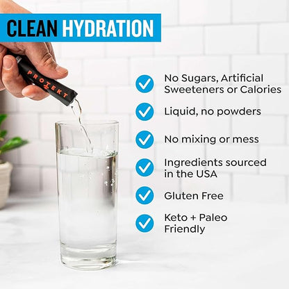 Electrolyte Packets for Recovery & Hydration | Organic & Sugar-Free Electrolytes Drinks | Works Faster Than Powder Drink | On-The-Go Liquid Hydration Drink | Watermelon, 30 Pack