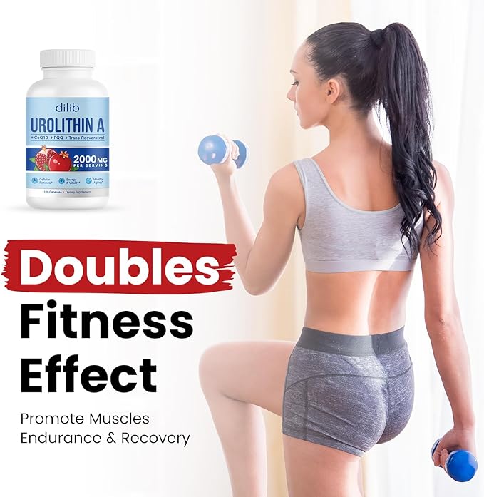 Urolithin A Supplement 1000mg, 120 Capsules
