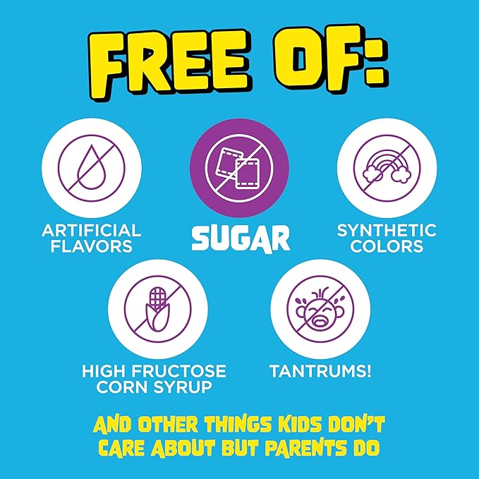 Flintstones Multivitamins for Kids, Sugar Free Kids Multivitamin Gummies, with Vitamins A, C, E, B6 & B12, Raspberry Flavored Gummy Vitamins, 60 Count