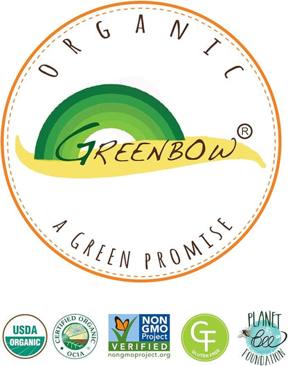 Greenbow Royal Jelly Powder– 100% USDA Certified Organic Royal Jelly, Non-GMO, Gluten Free Royal Jelly, Freeze Dried – One of The Most Nutrition Packed –No Additives/Flavors (17g)