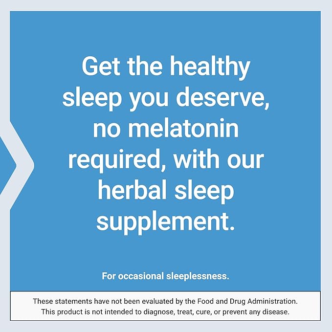 Life Extension Herbal Sleep PM, Lemon Balm, honokiol (Magnolia bark), Chamomile, Promotes Healthy Sleep, Hormone-Free, melatonin-Free, Gluten Free, Non-GMO, Vegetarian, 30 Capsules