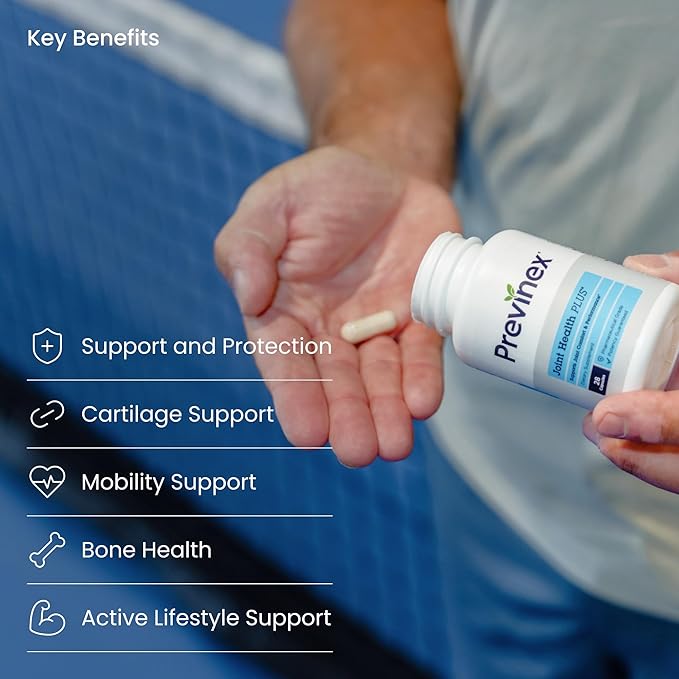 Joint Support Supplement with Natural Eggshell Membrane, Glucosamine Chondroitin, Collagen, Hyaluronic Acid, and Boswellia for Joint Health, Flexibility, and Mobility - 4-Week Supply