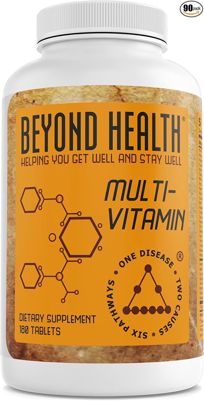 Beyond Health Multi-Vitamin 90 Day Supply - 180 Count - Overall Wellness Support