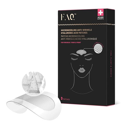 FAQ Hyaluronic Acid Patches For Forehead - Forehead Patches - Travel -friendly Skin Care - 3 pcs.