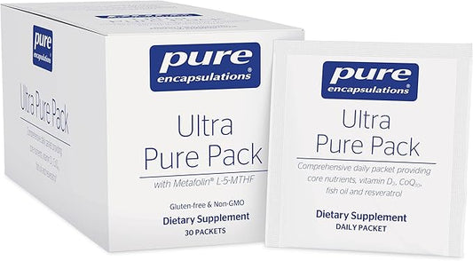 Pure Encapsulations Ultra Pure Pack - Daily Comprehensive Multivitamins - Supports Well-Being* - with Coenzyme Q10, Vitamin C & More - Non-GMO - 30 Packets